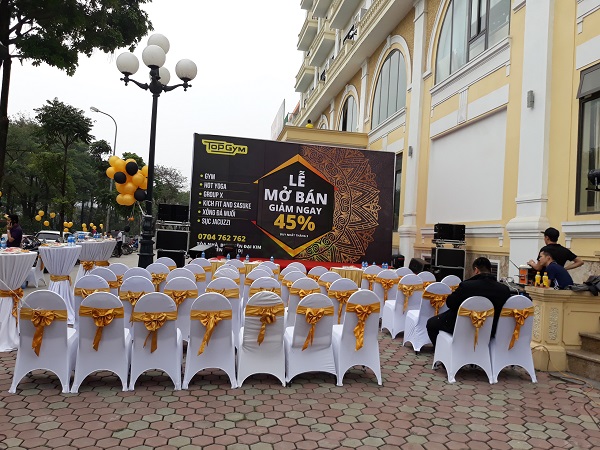 Lễ mở bán TopGym được thực hiện bởi dịch vụ tổ chức sự kiện Tuấn Việt
