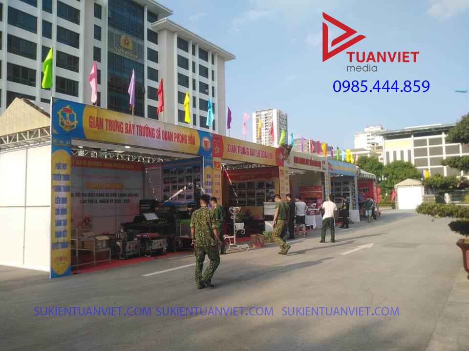 Cho thuê gian hàng hội chợ chuyên nghiệp, giá tốt tại Hà Nội
