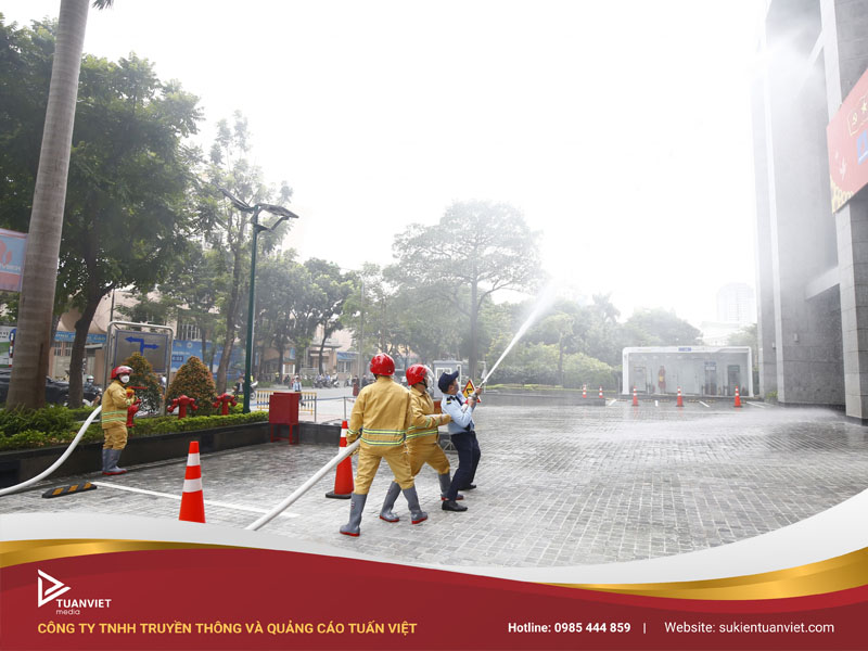 Dịch vụ tổ chức diễn tập phòng cháy chữa cháy giá tốt tại Hà Nội