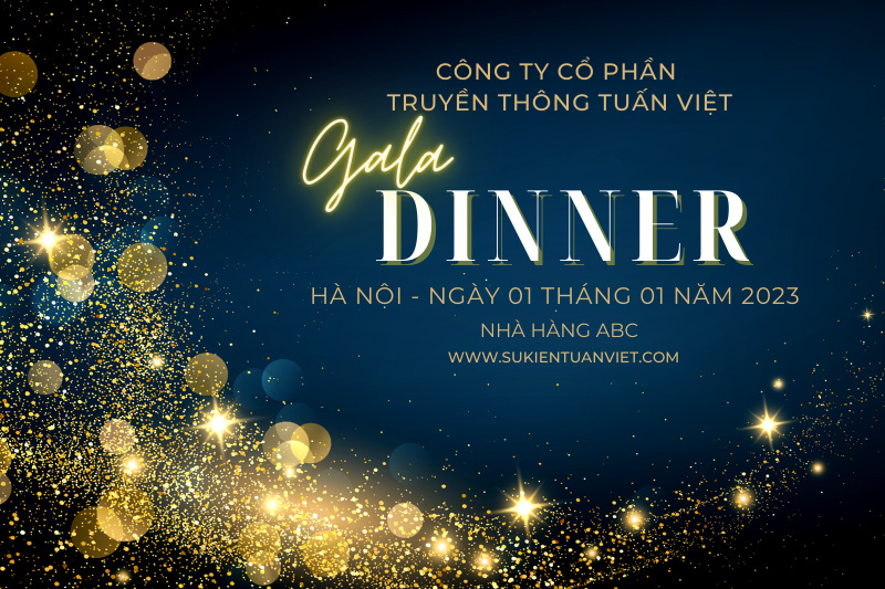 20+ Mẫu Backdrop Gala Dinner Mới Nhất Và Độc Quyền | Tuấn Việt Media