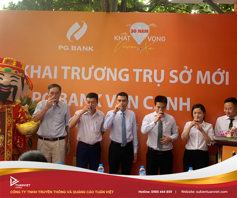 khai trương PG Bank Vân Canh 