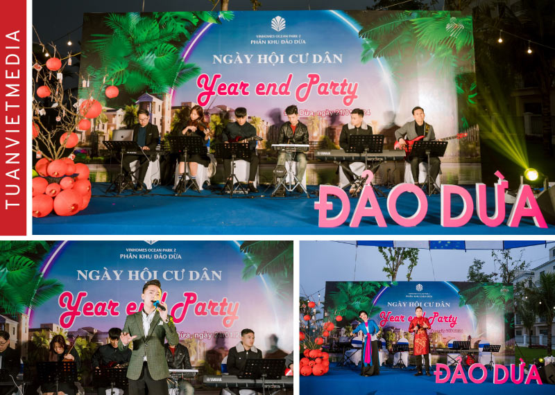 year end party đảo dừa